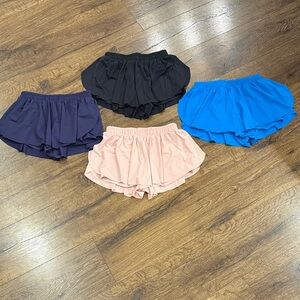 Jocmic Flutter Shorts - Black, Blue, Pink, Purple